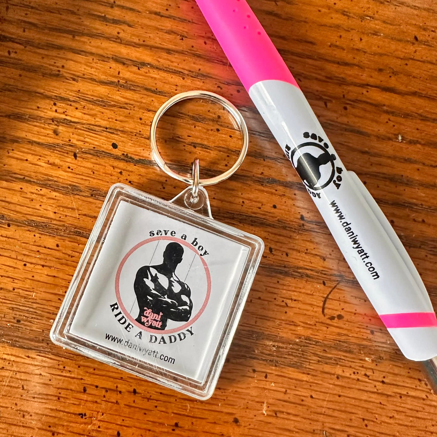 Dani Wyatt Trademarked "Save a Boy, Ride a Daddy" SWAG PACK!